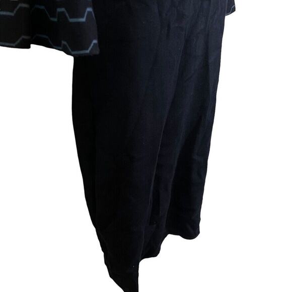 Dressbarn Barn Womens Navy Bell Sleeve Sweater Midi Dress Scalloped Neck sz S - Picture 2 of 16